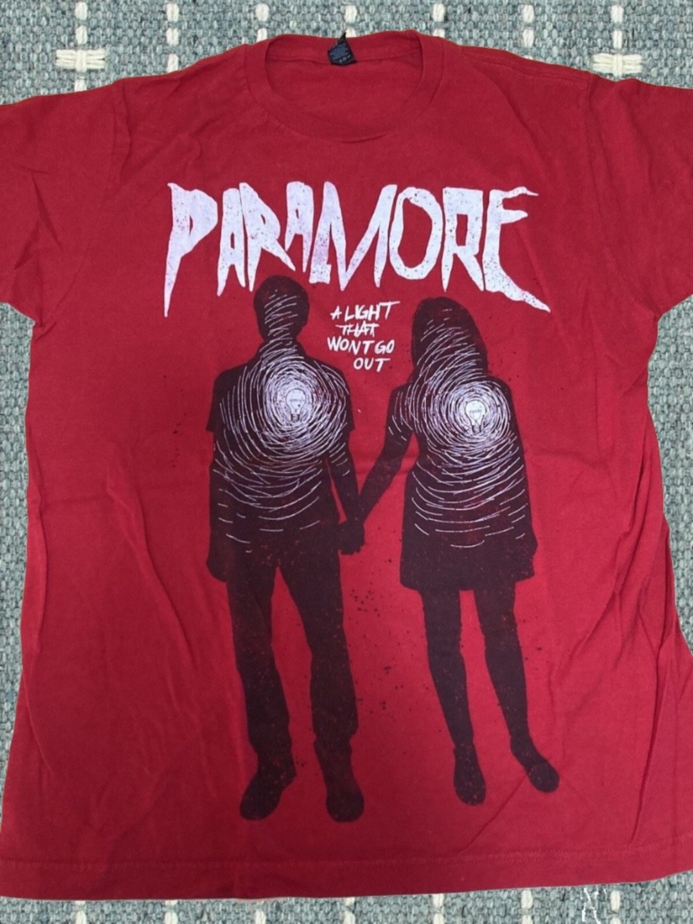 Gildan Red Paramore Graphic Tee